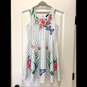 NWT  Hannah Banana neoprene embellished dress 16